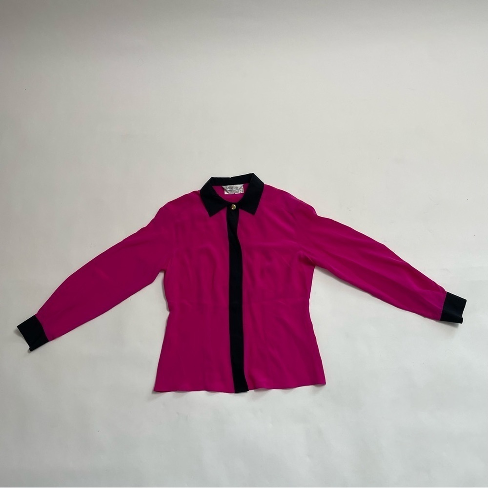 Vintage Max Mara Silk Button Down